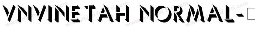 VNVinetaH Normal字体转换